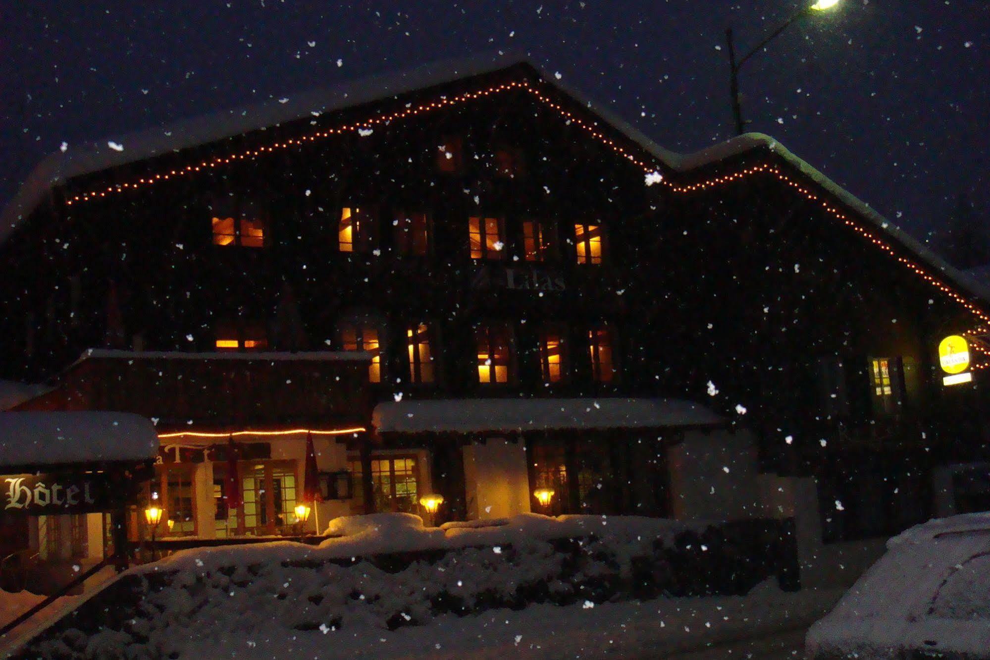 Hotel Restaurant Les Lilas Les Diablerets Zewnętrze zdjęcie